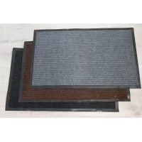 Коврик придверный в полоску рубчик 45x75 см