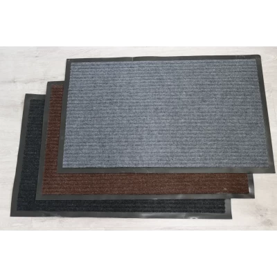 Коврик придверный в полоску рубчик 45x75 см