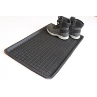Поддон для обуви резиновый с бортом 38x65x2,5 см