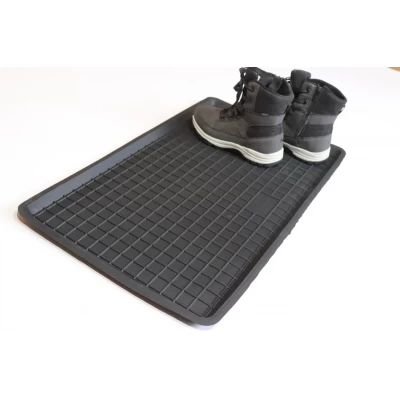 Поддон для обуви резиновый с бортом 38x65x2,5 см