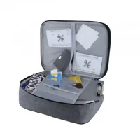 Органайзер для документов черный/серый