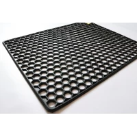 Коврик придверный резиновый соты 57x71 см К-34