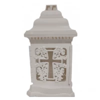 Лампадка Капличка квадратная белая на 36 часов