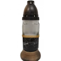 Лампадка стеклянная на 36 часов "Нитка черная"