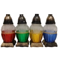 Лампадка стеклянная на 36 часов "Амфора микс"