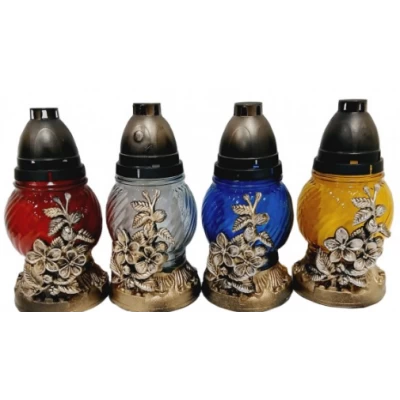 Лампадка стеклянная на 24 часа "Цвет яблони"