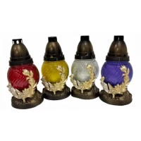 Лампадка стеклянная на 24 часа "Фиолетка"