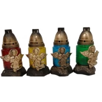 Лампадка стеклянная на 18 часов "Ангел Микс"