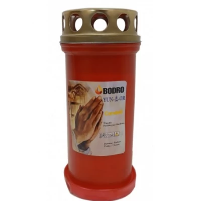 Лампадка масляная на 42 часа "Молитва"