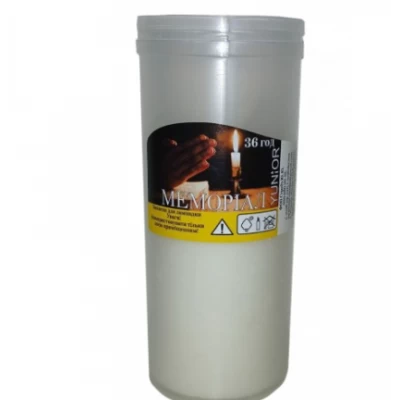 Запаска парафиновая для лампадок на 36 часов в пластмассовой тубе