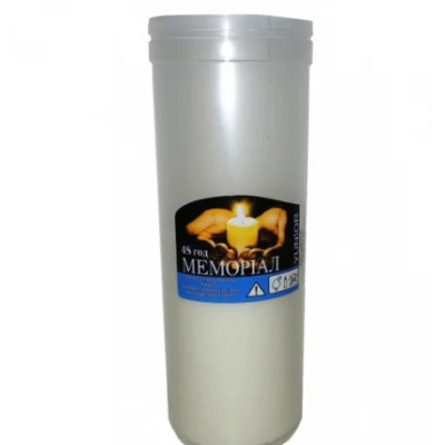 Запаска парафиновая для лампадок на 48 часов в пластмассовой тубе