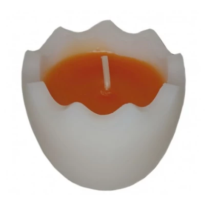 Пасхальная свеча «Яйцо в скорлупе» из парафина