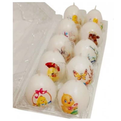 Пасхальная свеча «Яйцо с рисунком»