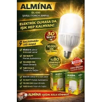 Фонарь - Лампа ALMINA DL 030 со встроенным аккумулятором 4500m Ah (6 часов автономной работы)