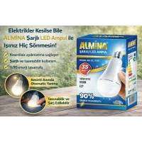 Фонарь - Лампа ALMINA 35W DL 035 аккумуляторная, встроенный аккумулятор (1500mAh) (6 часов работы)