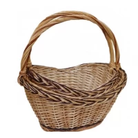 Плетеные корзины из лозы "Рыбак" (набор из 2 шт)