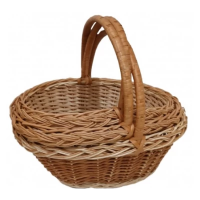 Пасхальные корзины из лозы овальной формы (набор 3шт)