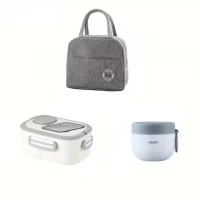 Набор Ланч бокс с чашей и термосумкой