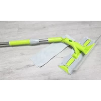 Швабра для мытья окон с поворотом и запасной насадкой 9215