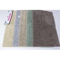 Набор ковриков хлопковых для ванной и туалета 60x100 и 50x60 см Vonaldy Elite 2917