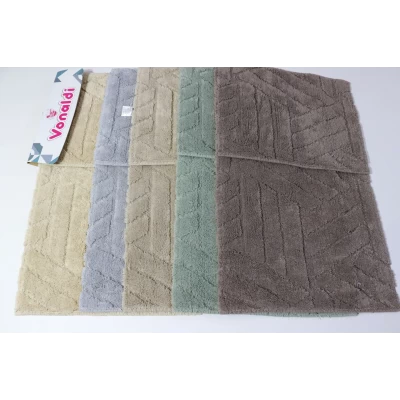 Набор ковриков хлопковых для ванной и туалета 60x100 и 50x60 см Vonaldy Elite 2917 Набор ковриков хлопковых для ванной и туалета 60x100 и 50x60 см Vonaldy Elite 2917