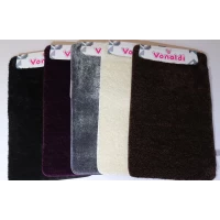 Набор ковриков в ванную и туалет Pirlanta 100*60 +50*60 см с высоким ворсом 01297