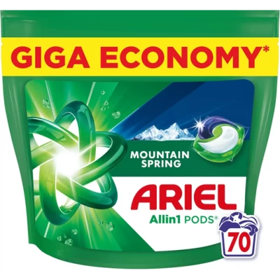 Капсулы для стирки Ariel Pods All-in-1 Горный источник 70 шт