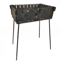 Мангал-чемодан разборный «Огонек» на 8 шампуров