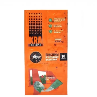Пластины от комаров для электрофумигатора 10шт KRA DEO Пластины от комаров для электрофумигатора 10шт KRA DEO