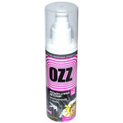 Аэрозоль-спрей OZZ Baby защита от насекомых для Детей Аэрозоль-спрей OZZ Baby защита от насекомых для Детей