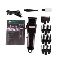Машинка для стрижки (clipper) VGR V-251, 4 насадки, 2000 mAh, LED display, Black