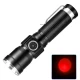 Фонарь PLD-1812-T6 (red) , 1x18650, индикация заряда, ЗУ Type-C, zoom