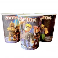 Стаканы одноразовые бумажные детские "Roblox" 10 шт./уп
