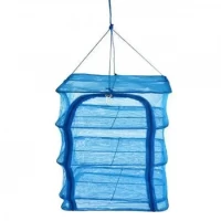Сетка для сушки рыбы (фруктов и овощей) Трехярусная 45х45х60см