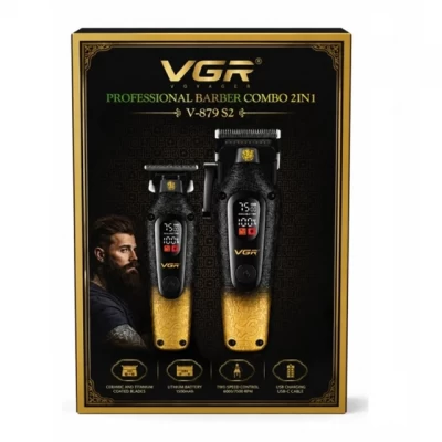 Набор для стрижки волос 2в1 VGR V-879 S2 GOLD/BLACK Набор для стрижки волос 2в1 VGR V-879 S2 GOLD/BLACK