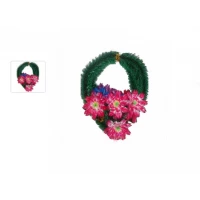 РИТУАЛЬНЫЙ ВЕНОК "КАПЛЯ" ЛОТОС 14СМ (0134-22)