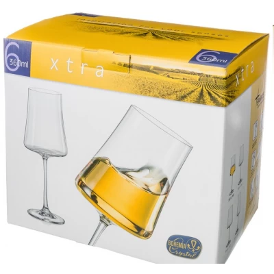 Набор бокалов для вина Bohemia Xtra 40862/360 (360 мл)