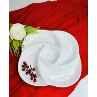 Менажница фарфоровая «Грация» 10″(25.5см)