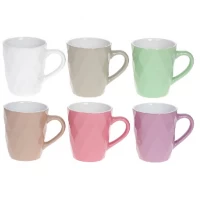 Кружка керамическая 340мл Амстердам, 6 дизайнов