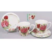 Чайный сервиз 4пр.: 2 чашки + 2 блюдца