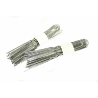 Шпильки для волос серебристые, черные (10шт) 6см