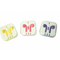 Наушники EarPods с пультом дистанционного управления и микрофоном (цветные)