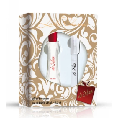 НАБОР LADY CHARM DE NIZA ТУАЛЕТНАЯ ВОДА 30МЛ + ПАРФЮМЕРНАЯ РУЧКА 8,5МЛ