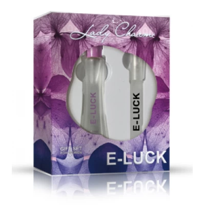 НАБОР LADY CHARM E-LUCK ТУАЛЕТНАЯ ВОДА 30МЛ + ПАРФЮМЕРНАЯ РУЧКА 8,5МЛ