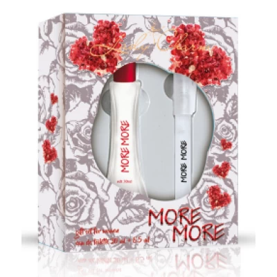 НАБОР LADY CHARM MORE MORE ТУАЛЕТНАЯ ВОДА 30МЛ + ПАРФЮМЕРНАЯ РУЧКА 8,5МЛ
