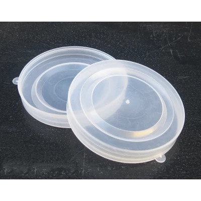 Крышка полиэтиленовая белая высший сорт для обычных банок (Юнипласт)