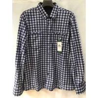 Мужская рубашка на меху. Размер XL-5XL. расцв. в ассорт.