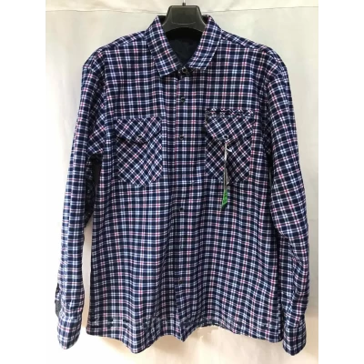 Мужская рубашка на меху. Размер XL-5XL. расцв. в ассорт.