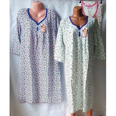 Ночная рубашка тёплая с начёсом (хлопок 100%), Размеры супербатал (62-66). Узбекистан Ночная рубашка тёплая с начёсом (хлопок 100%), Размеры супербатал (62-66). Узбекистан