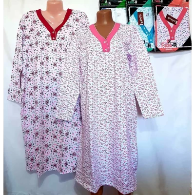 Ночная рубашка тёплая с начёсом (хлопок 100%), Размеры (48-58). Узбекистан Ночная рубашка тёплая с начёсом (хлопок 100%), Размеры (48-58). Узбекистан